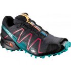 Salomon Shoes | Salomon Womens Speedcross 3 Shoes - Asphalt Dark Bay Blue Cerise