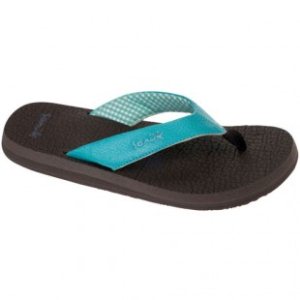 Sanuk Sandals | Sanuk Yoga Mat Womens Flip Flops - Aqua