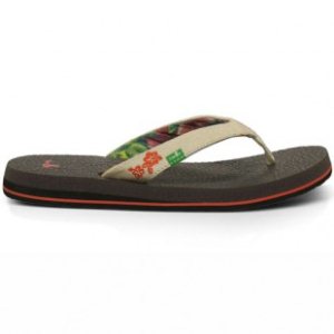 Sanuk Sandals | Sanuk Yoga Paradise Womens Flip Flops - Tan