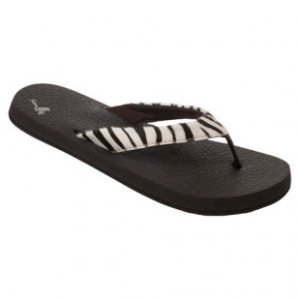 Sanuk Sandals | Sanuk Yoga Safari Womens Sandals - Zebra