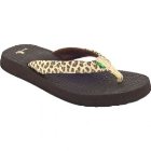 Sanuk Sandals | Sanuk Yoga Wildlife Womens Flip Flops - Cheetah