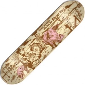 Skate Mental Deck | Skate Mental Bigger Hog Shane Oneill Deck - Brown