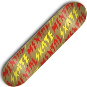 Skate Mental Deck | Skate Mental Bolts Small Deck - Gold