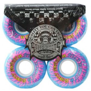 Speed Demons Wheels | Speed Demons Snotty Softie 62Mm Skateboard Wheels - Blue Red