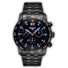 Traser H3 Watch | Traser H3 Classic Chronograph Bd Pro Blue Watch - Black Pvd Strap