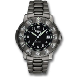 Traser H3 Watch | Traser H3 P6506 Commander 100 Titanium Watch - Titanium Strap