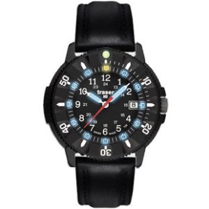 Traser H3 Watch | Traser H3 P6508 Code Blue Watch - Leather Strap