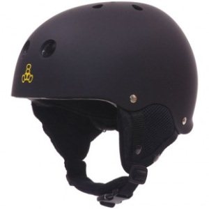Triple 8 Helmets | Triple 8 Audio Skate Helmet - Black Rubber