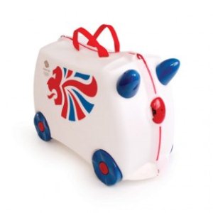 Trunki Luggage | Trunki Team Gb Kids Suitcase - White