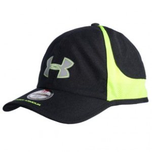 Under Armour | Under Armour Negative Splits Run Cap - Black Hi Vis Yellow