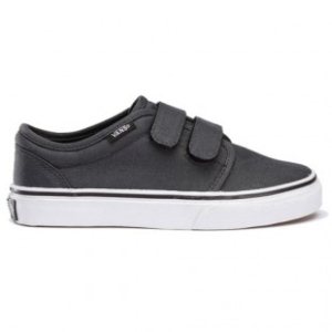 Vans Shoe | Vans 106 Vulc Kids Shoe - Dark Shadow Black