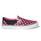 Vans Slip Ons | Vans Classic Slip On Shoes - Black Fandango Pink Checkerboard