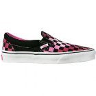 Vans Slip Ons | Vans Classic Slip On Shoes - Multicheck Black Carmine Rose