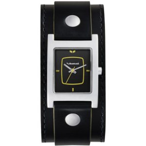 Vestal Watch | Vestal Electra Watch - Black Patent Polished Silver