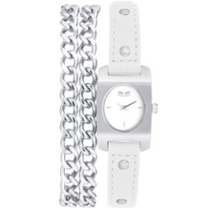 Vestal Watch | Vestal Jet Watch - White Silver