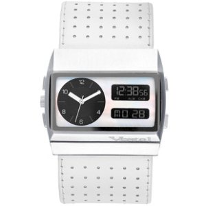 Vestal Watch | Vestal Monte Carlo Watch - White ~ Steel ~ White