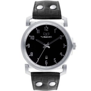 Vestal Watch | Vestal Observer Watch - Black ~ Silver ~ Black