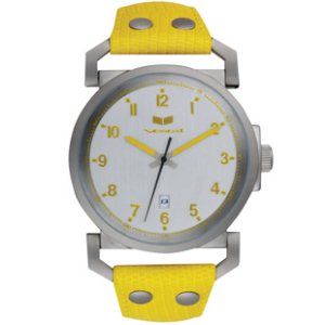 Vestal Watch | Vestal Observer Watch - Yellow Silver Silver