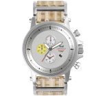 Vestal Watch | Vestal Plexi Acetate - Polished Silver ~ Yellow