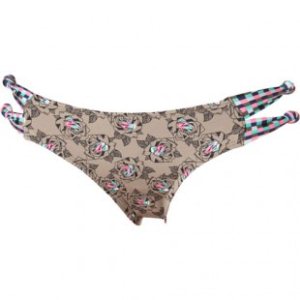 Volcom Bikini | Volcom Mystery Garden Knot Side Retro Bikini Bottom - Mus