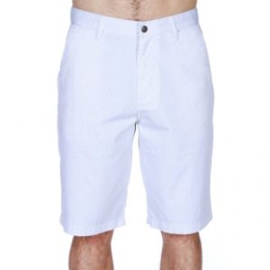 Volcom Walkshorts | Volcom Frickin Stripe Chino Walk Shorts - White