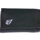 Volcom Wallet | Volcom Full Stone 3Fold Cloth Wallet - Black On Black
