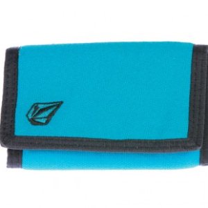 Volcom Wallet | Volcom Full Stone 3Fold Cloth Wallet - Bright Turquoise