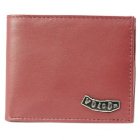 Volcom Wallet | Volcom Pistol Leather Small Wallet – Maroon