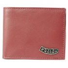 Volcom Wallet | Volcom Pistol Leather Small Wallet – Maroon