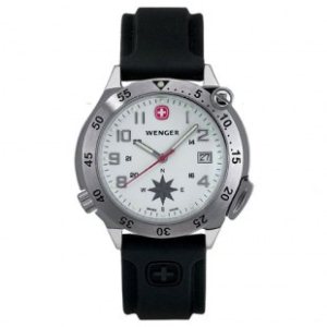 Wenger Watch | Wenger Navigator Compass Watch - White Dial