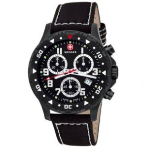 Wenger Watch | Wenger Off Road Chrono Watch - Leather Strap
