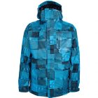 686 Jacket | 686 Smarty Shadow Snowboard Jacket - Cyan Blocks Print
