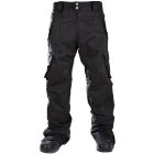 686 Pants | 686 Plexus Omega Snowboard Pants - Black Stripe Texture