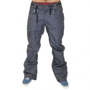 686 Pants | 686 Reserved Raw Snowboard Pants - Indigo Denim