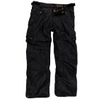 686 Pants | 686 Times Kr3w Knuckle Insulated Pant - Black Slub Texture