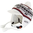 Alpina Ski Helmet | Alpina Beanie Junior Ski Helmet - White Red