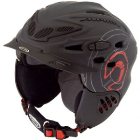 Alpina Ski Helmet | Alpina Scara Le Ski Helmet - Black Red Matt