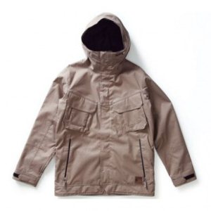 Analog Jacket | Analog Academy Snowboard Jacket - Ash Brown