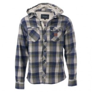 Animal Hoodie | Animal Linwick Hooded Shirt - Peacoat