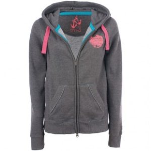 Animal Hoody | Animal Sian Womens Zip Hoodie - Charcoal