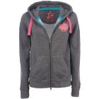 Animal Hoody | Animal Sian Womens Zip Hoodie - Charcoal