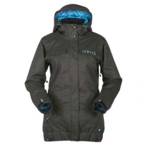 Animal  Jacket | Animal Cerise Ladies Snowboard Jacket - Phantom