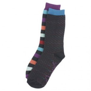 Animal Socks | Animal Waki Ladies 2Pk Socks - Phantom