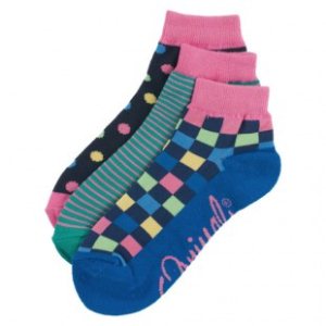 Animal Socks | Animal Waneta Ladies 3Pk Socks - Nightshade