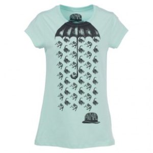 Animal  T Shirt | Animal Alexa Ladies T-Shirt - Mint Green