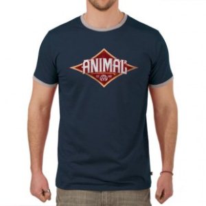 Animal T Shirt | Animal Lowestoft Deluxe T-Shirt - Nightshade Navy
