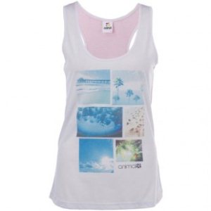 Animal Vest | Animal Constance Womens Vest - White