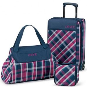 Dakine Luggage | Dakine Girls Jet Setter Collection 10-11 - Vivienne Plaid Navy