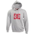 Dc Hoody | Dc Star Pullover Hoodie - Heather Grey Red