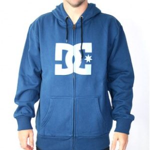 Dc Hoody | Dc Star Zip Hoodie - Estate Blue Aquamarine